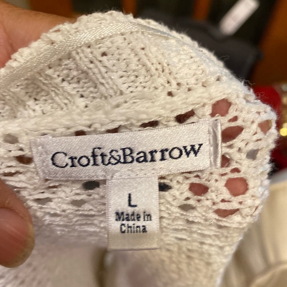 Croft & Barrow Cardigan Cover Top - Picture 4 of 6
